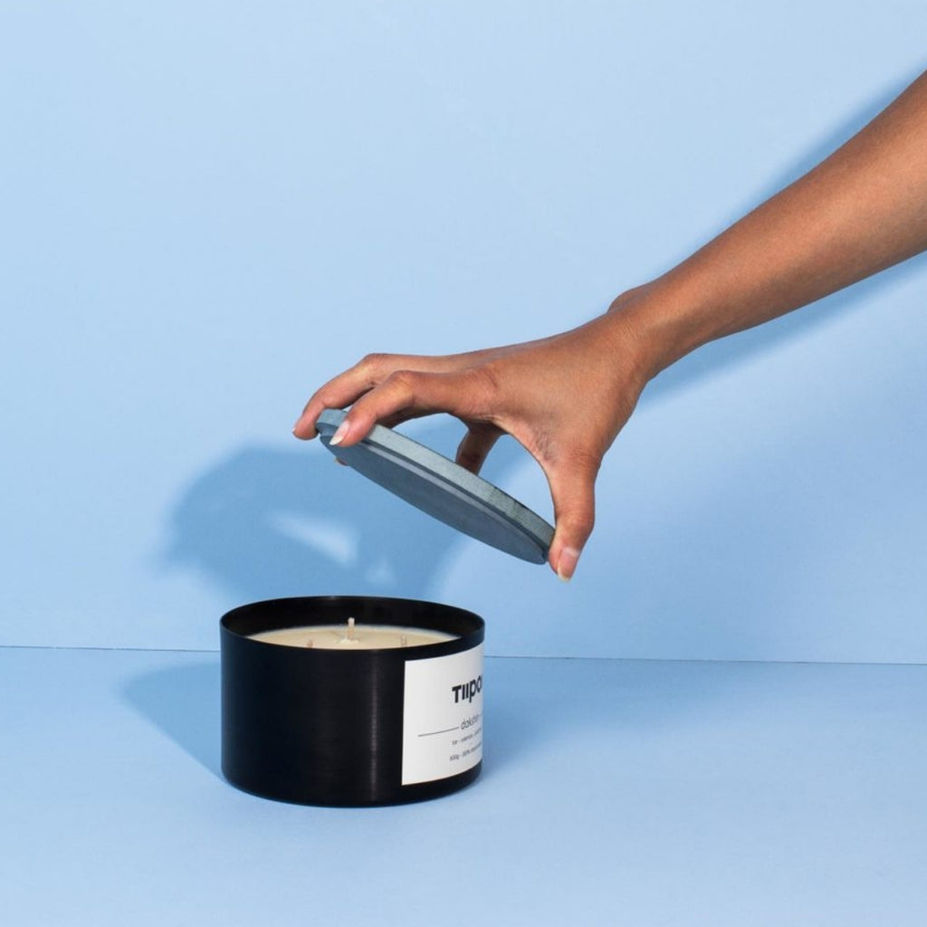 100% NATURAL BLACK SOY WAX CANDLE - tiipoi candle