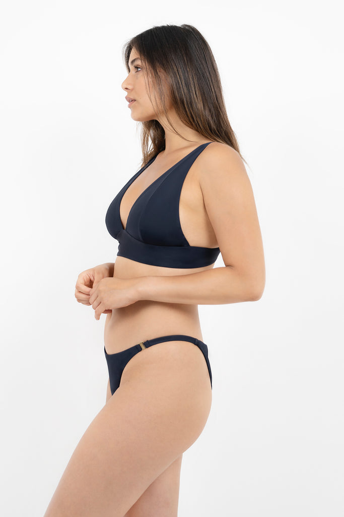 Ethical swimwear - NAVY Bikini Top