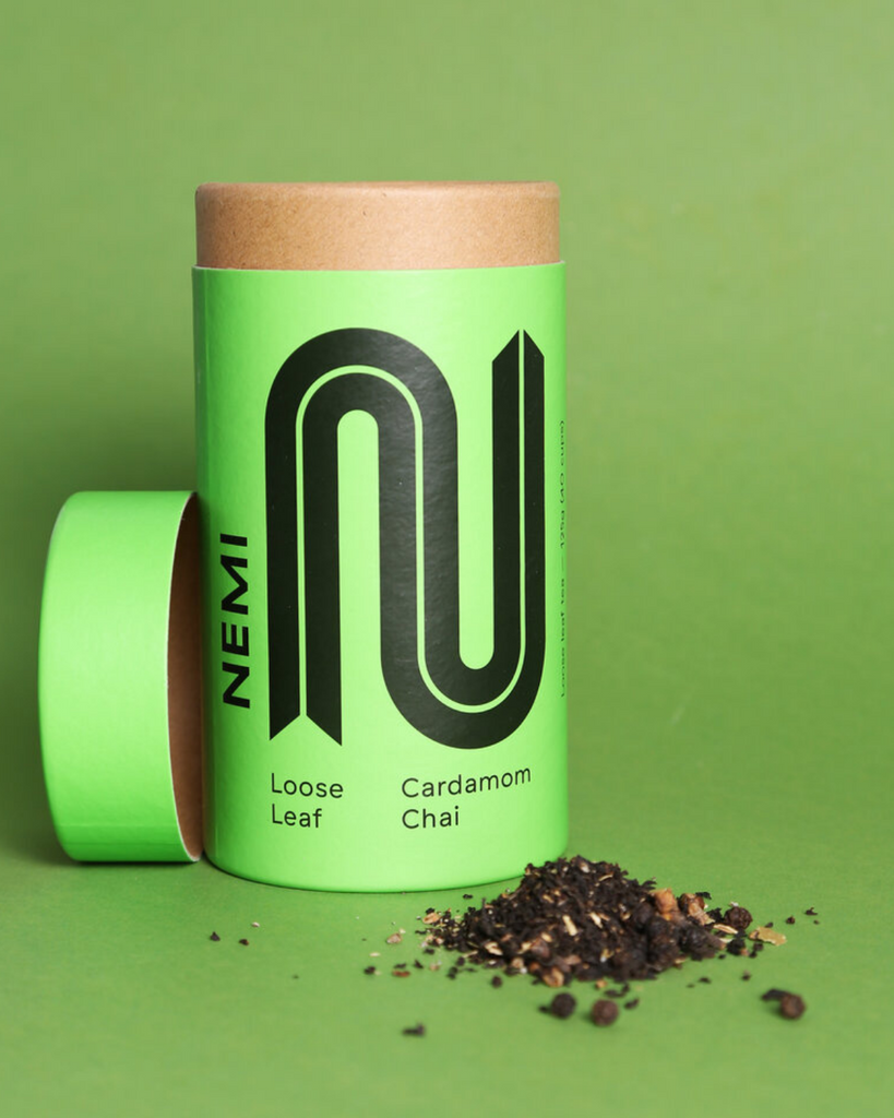 Nemi Teas Cardamom Chai Loose Leaf 125g - Best UK Organic Tea Brand