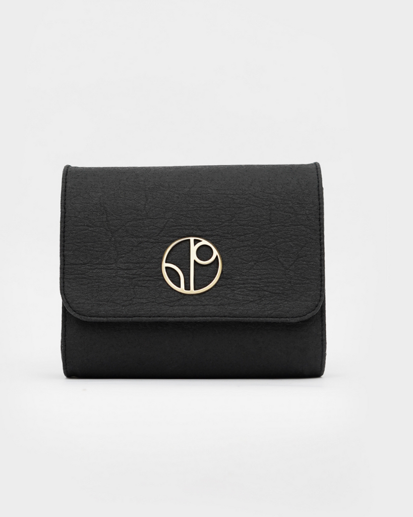 Luxury Handbags from Ethical UK Designers - Black Luxury Clutch Bag from Sustainable Luxury Handbags Marketplace Positive Company