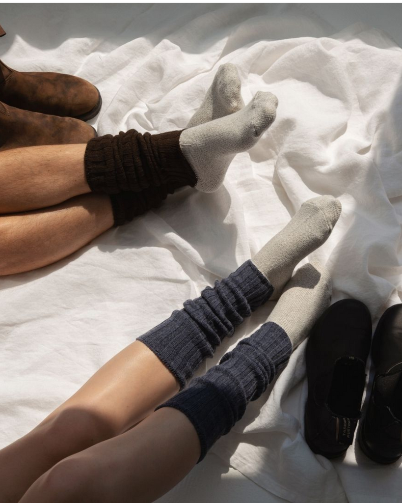 Silver Socks - best sustainable lxuury gift for her from the positive company ethical luxury marketplace