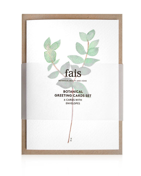 Botanical Handmade Greeting Cards Set