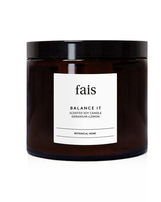Balance It Candle - Geranium + Lemon