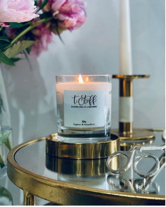 №2 Grapefruit + Rosemary Candle