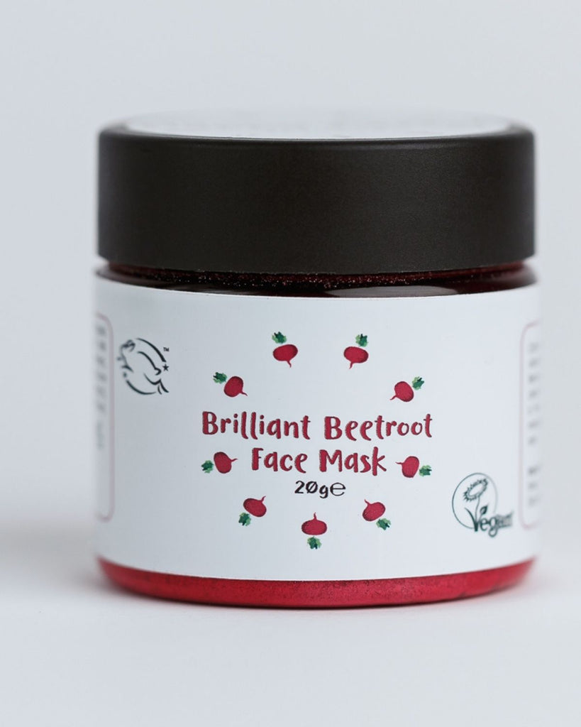 luxury bath products - vegan beetroot face mask 