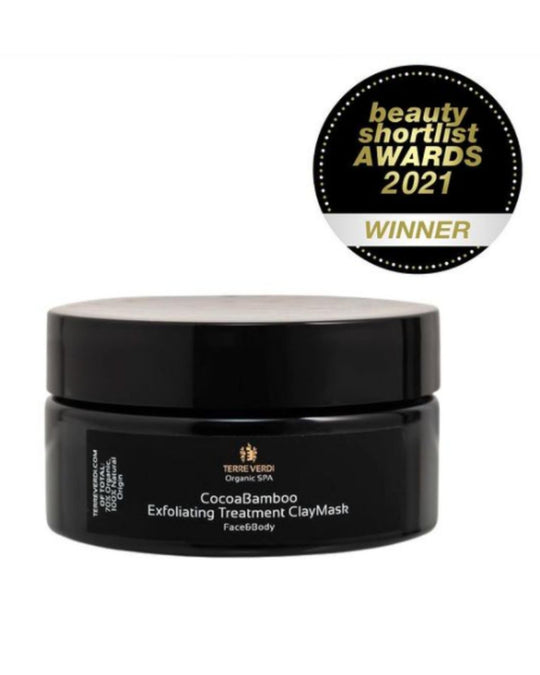 Cocoa Exfoliating Clay Mask for Face and Body