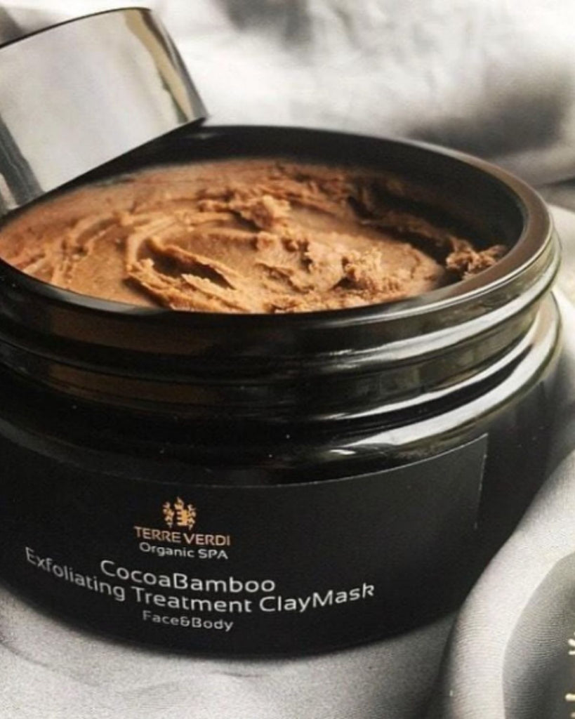 100% VEGAN AND CRUELTY FREE BODY CARE FROM UK - COCOA AND BAMBOO CLAY MASK