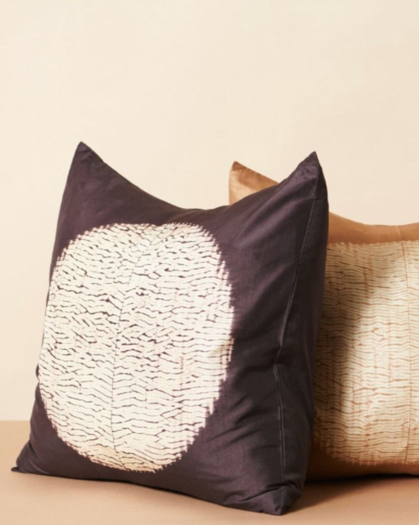 Luxury Interiors - Brown Silk Cushion