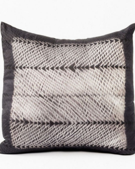 ARA BLACK SILK CUSHION