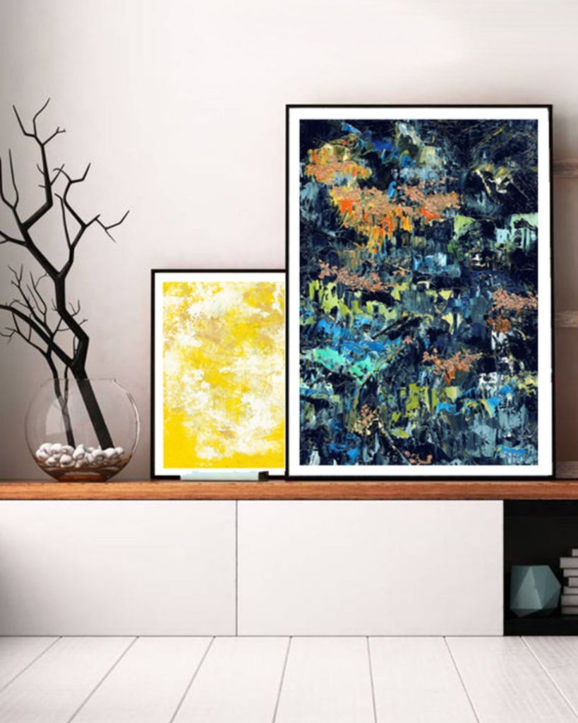 Yellow wall art - Eco-Friendly Gifts for Conscious Gifting 