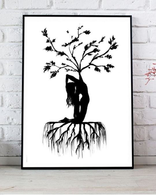 GAIA WATERCOLOUR ARTIST PRINT - WHITE