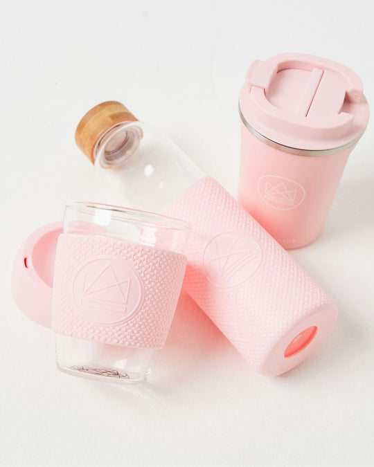 Neon pink & blushed  Reusable bottle, Reusable cups, Cute kitchen