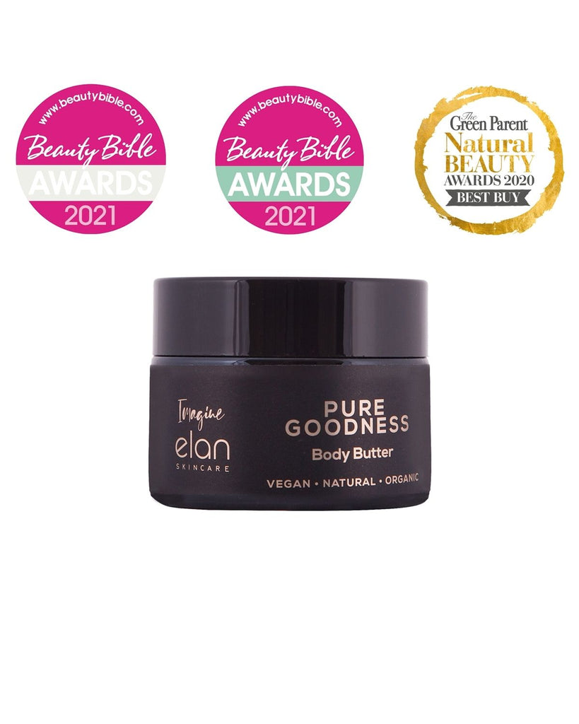 Body Butter Elan Skincare Vegan Natural Organic Award - Winning Beauty Bible Awards 2021 Best Natural Body Care