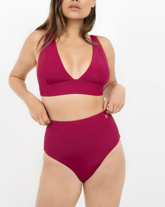 Red Coral Classic Bikini Bottom