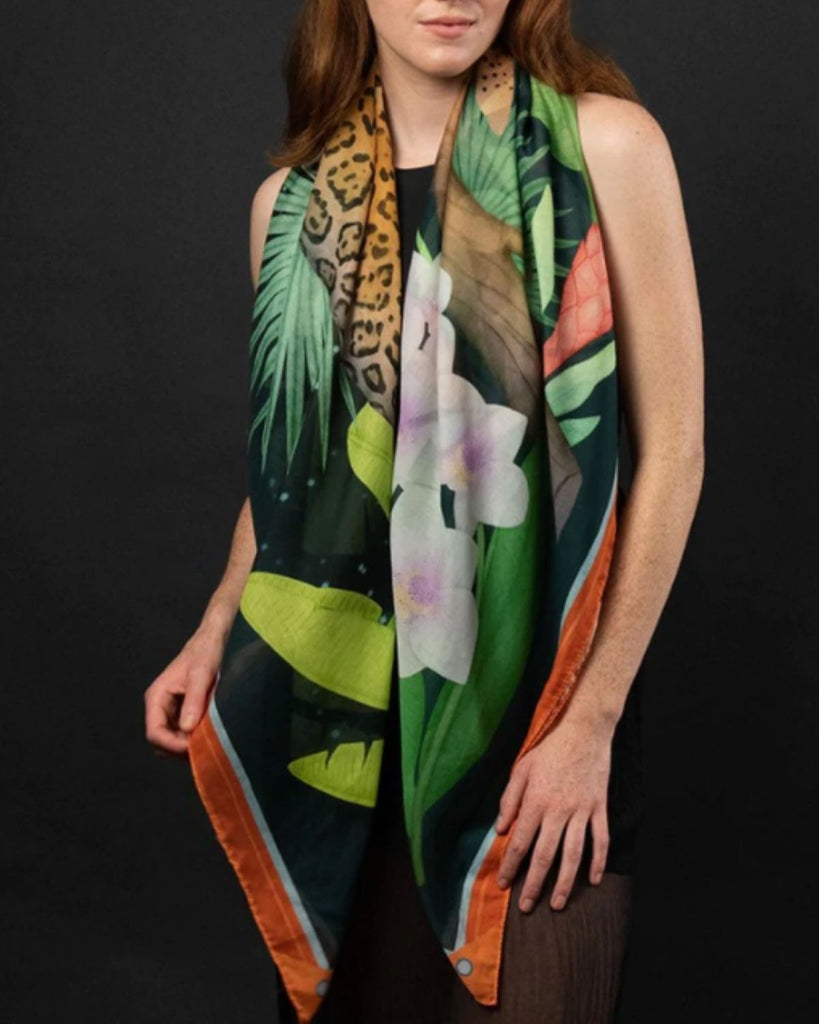 Unique Tiger print scarf