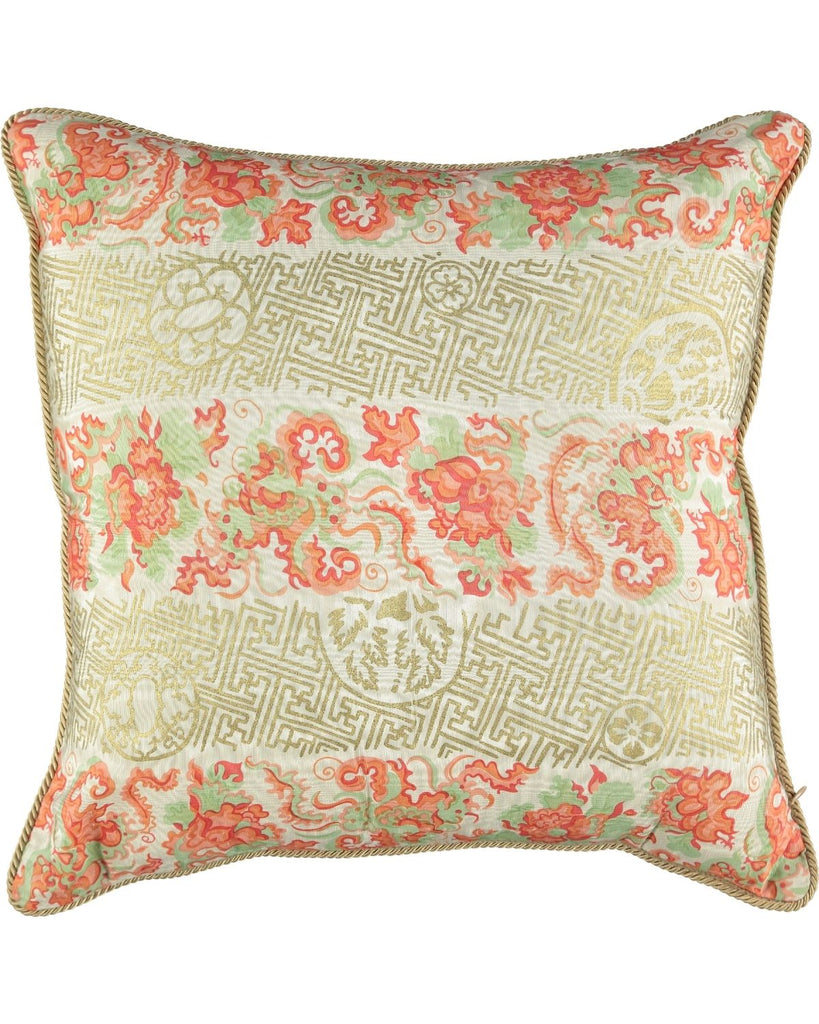 sustainable gifts - unique oriental motiv silk cushion