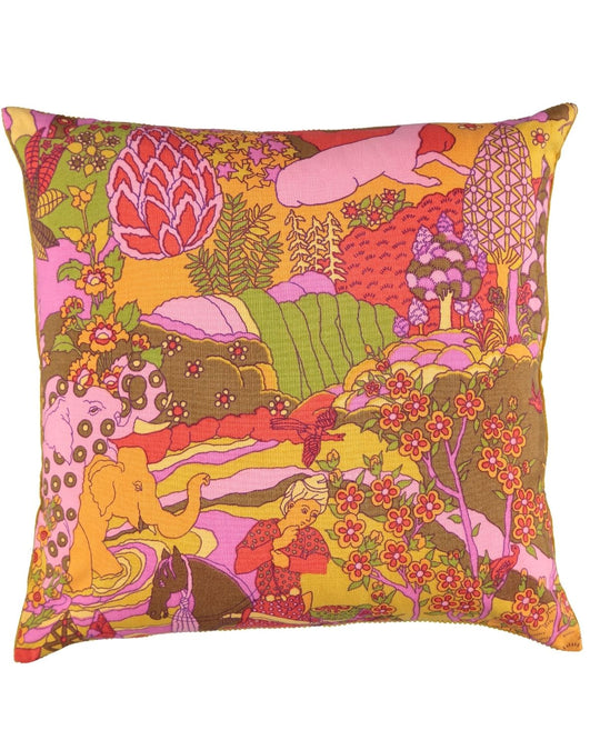 Jaipur Gardens Reclaimed Cotton Cushion