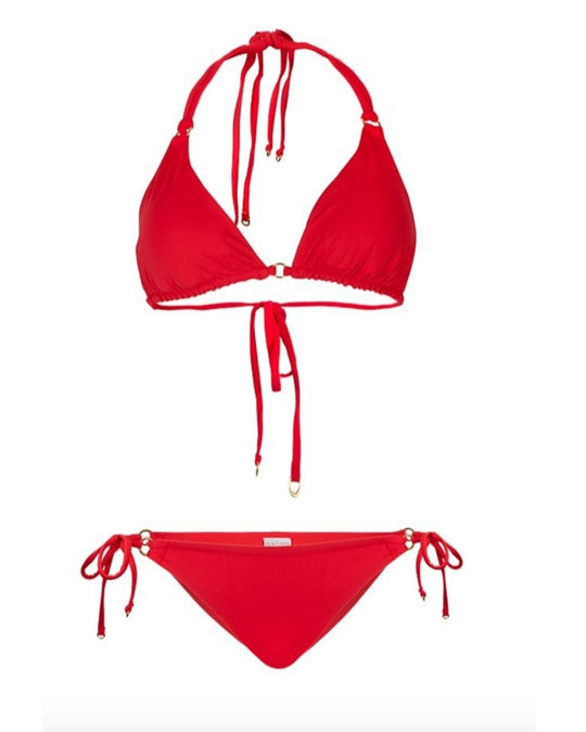 Paola Red Triangle Bikini