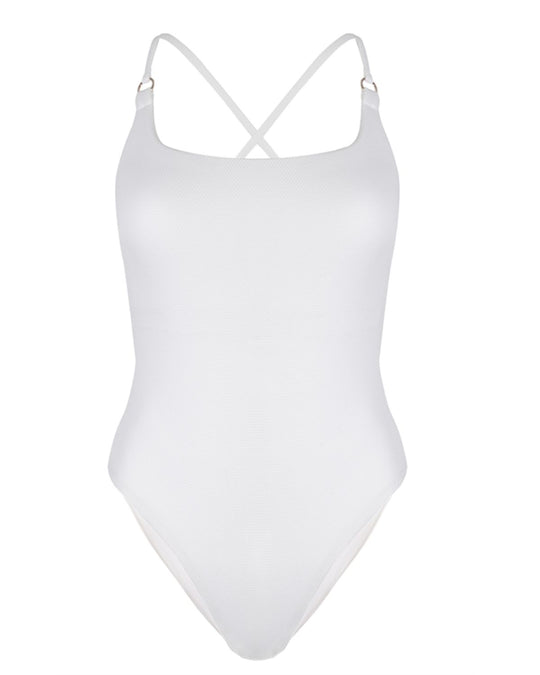 Gianna White One Piece Swimsuit