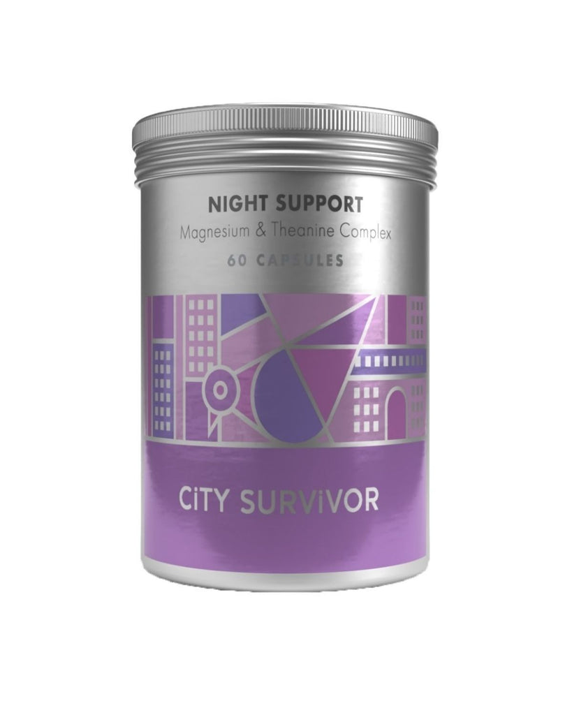 Night Magnesium - Sleep Support - city survivor sleep supplement for the ultimate relaxation and natural holistic insomnia aid 