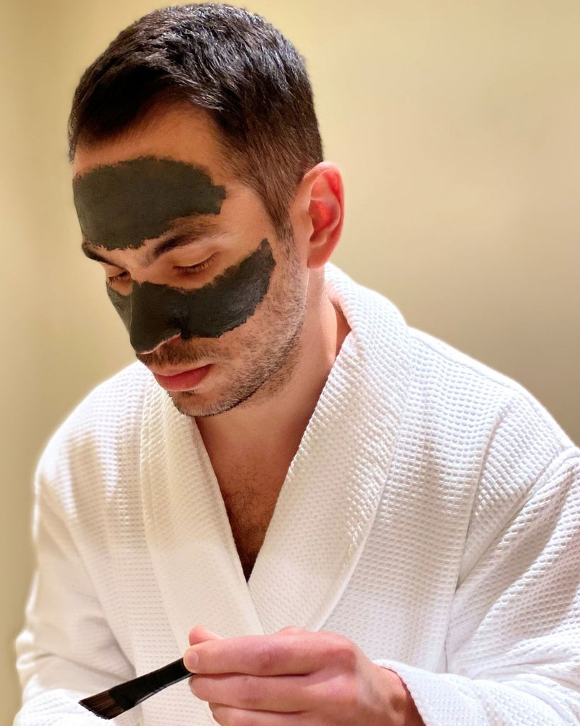 Black Dead Sea Mud Mask for Men from Luxury Skincare brand DEAD SEA CO