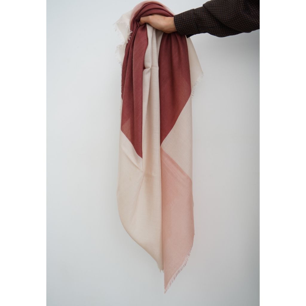 Sustainable Luxury Pink Silk scarf 