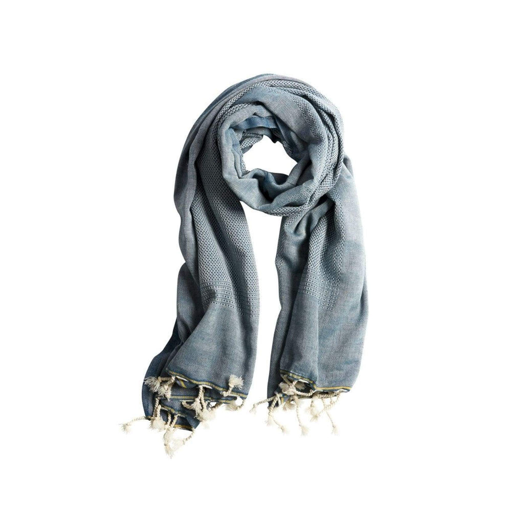 vegan accessories - blue cotton scarf Ekin Cotton Scarf 