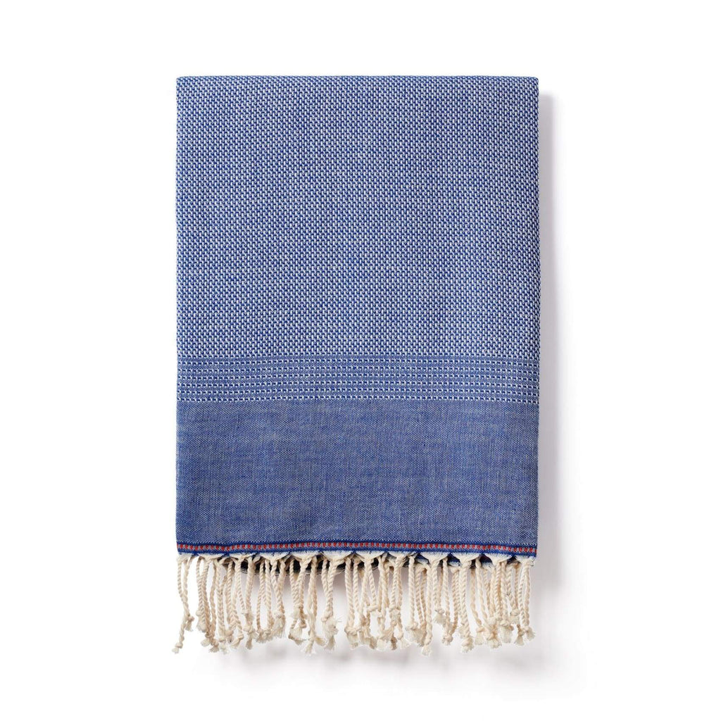 vegan accessories  - blue navy cotton scarf Ekin Cotton Scarf 
