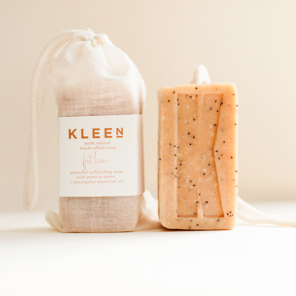 luxury natural soap bar Kleen - Footloose Soap on a Rope