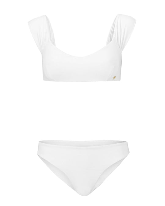 Delphine White Bikini Set
