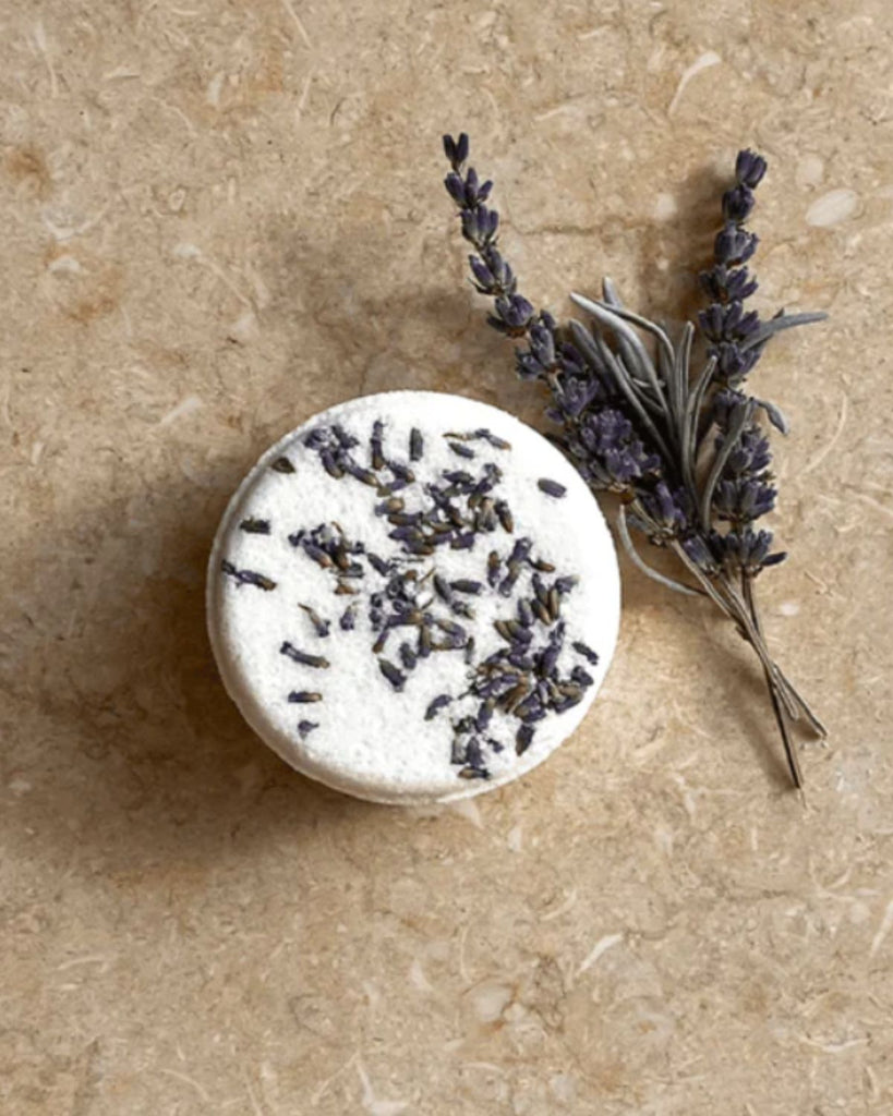 luxury lavender bath bomb with dead sea mineral salt