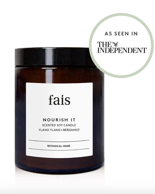 Nourish It Scented Soy Candle Ylang Ylang + Bergamot