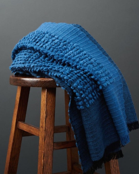 Macaroon Midnight Merino Throw