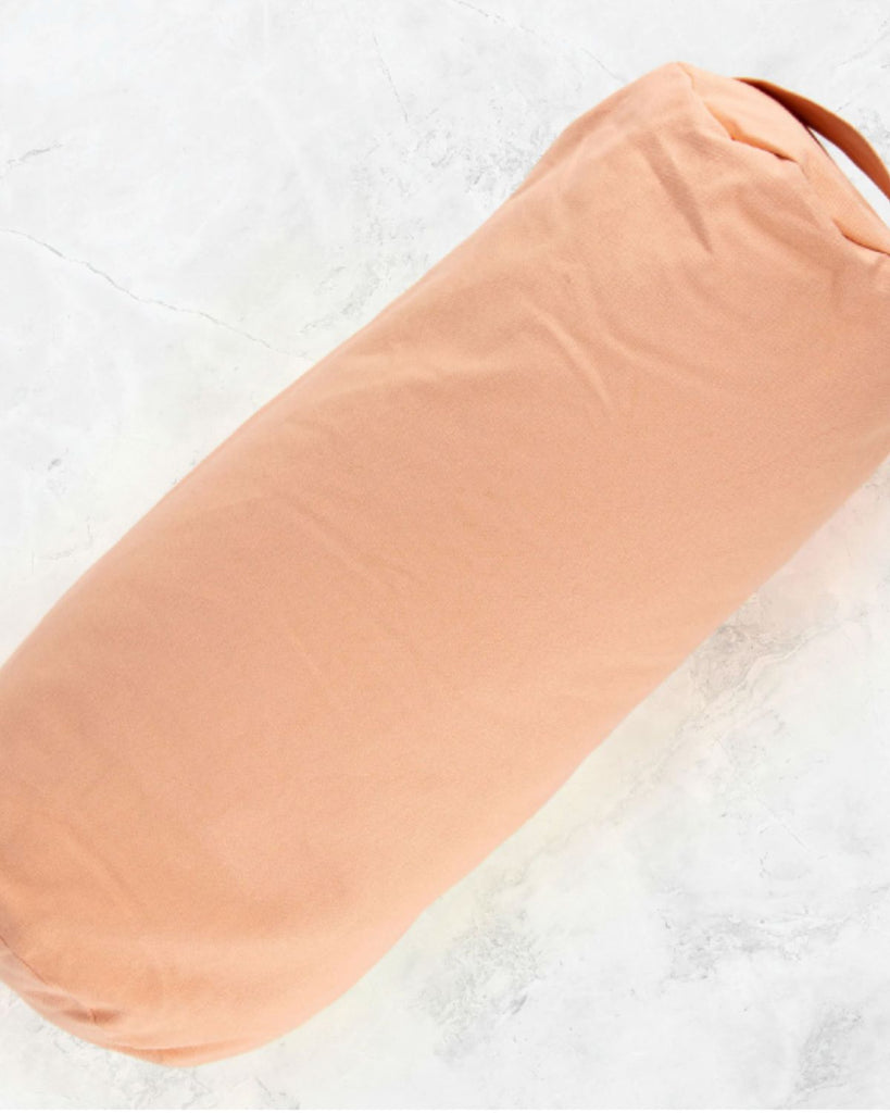 pink yoga bolster - best ethical yoga accessories - eco yoga gear - yoga pillow - meditation pillow