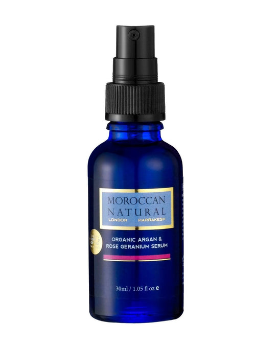 Organic Argan Rose Geranium Serum