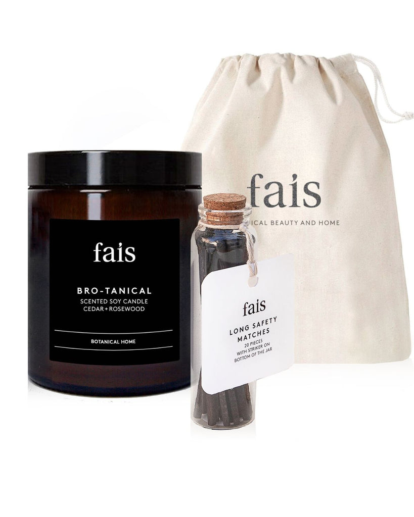 bro tanical candle. - vegan luxury scented candles and home fragrance by fais botanicals