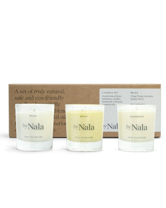 Miniature Natural Candles Set