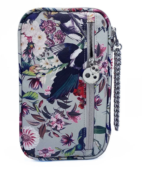 luxury travel accessories - travel wallet with beautiful print