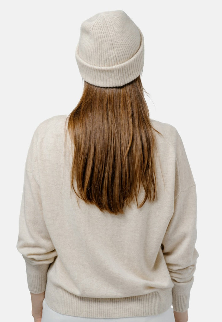 cashmere hat ivory soft cashmere accessories